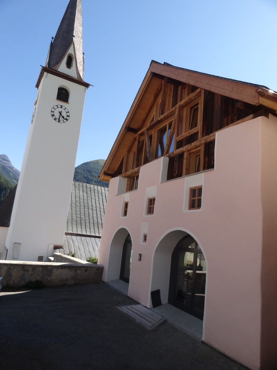 Kirchturmsanierung Ardez 2014